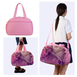 2025 DB00088 nouveau sport Gym Fitness sac d'entraînement fourre-tout avec poche à chaussures LOGO personnalisé <span class=keywords><strong>danse</strong></span> Ballet sac à bandoulière pour le stockage - Product Image 4