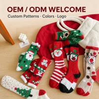 Chaussettes d'hiver pour femmes - Rayures rouges, bordure épaisse, respirantes, antibactériennes, en coton peigné, chaudes, de haute qualité, pour un usage quotidien