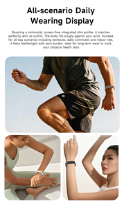 2026 Relojes <b>Smart</b> Band DS500 Screenless <b>Bracelet</b> 10M Waterproof Fitness Tracker Sports Heart Rate Monitor Android Compatible - Product Image 5