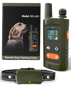 Collier de dressage de <span class=keywords><strong>chien</strong></span> à distance avec écran couleur Correcteur de comportement pour animaux de compagnie en plastique durable et en nylon - Product Image 1