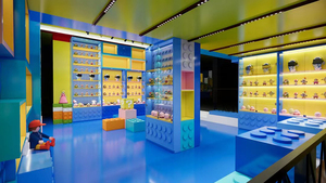 Meubles de magasin de jouets de style <span class=keywords><strong>nouveau</strong></span> design présentoir à thème de jeu de couleur bleue présentoir de jouets Offres Spéciales - Product Image 4