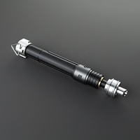 Nexussabers Jedi Ezra V2 Pedang Laser Logam Berat untuk Duel dengan Gagang Metal, Pedang Laser Star Wars dengan Ayunan Halus dan 16/34 Suara Efek