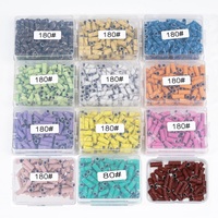 50 pièces/boîte Mini bandes abrasives pour ongles de 3 mm, anneaux colorés, rouleaux de ponçage pour manucure et pédicure, accessoires pour embouts de perceuse à ongles