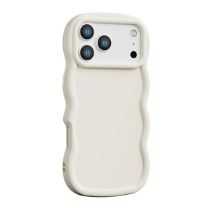 เคส TPU สีพื้นแบบ New Wave สำหรับ iPhone 17 16 15 14 13 12 11 Pro Max ดีไซน์กันกระแทกสไตล์ Candy แฟชั่น - Product Image 6