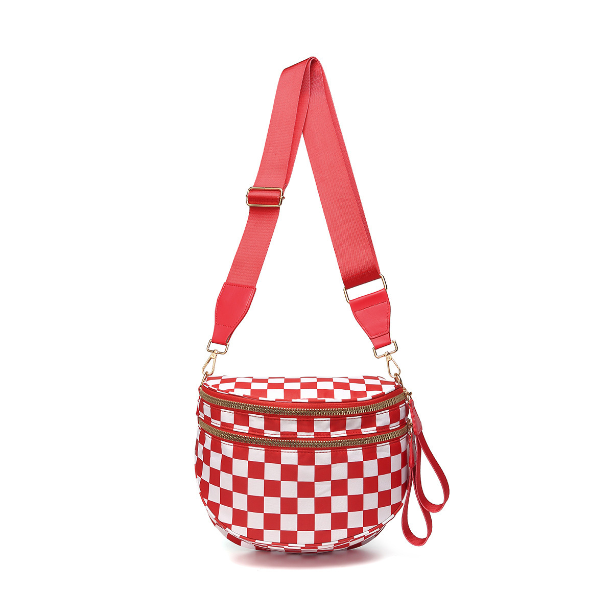 Damier rouge