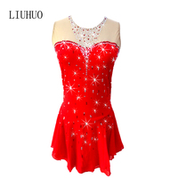 Pour LIUHUO compétition robe groupe d'âge enfants vêtements de danse robe de patinage Performance porter des Costumes de danse personnalisés