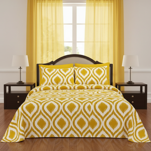 Wholesale 2800 Series Breathable Microfiber Fabric 6 Pcs King Luxury Eco-Friendly Bed <strong>Sheet</strong> With Sheer Curtain Bedding Set - Product Image 1