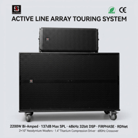 Système de sonorisation professionnel HDL30 Dual 10" Active Line Array avec télécommande RDNet