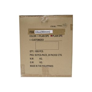 Vasos brillantes Desechables de alta calidad de 10oz (90mm) Liso Doble PE Recubierto Vasos de papel personalizados Venta al por mayor Filipinas Bebidas Usos taza - Product Image 4