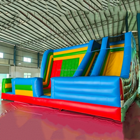 Toboggan gonflable pour enfants sur le thème de l'extérieur, adapté à la location pour activités commerciales