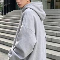 Sweat-shirt streetwear épais et court, personnalisable avec logo, en stock