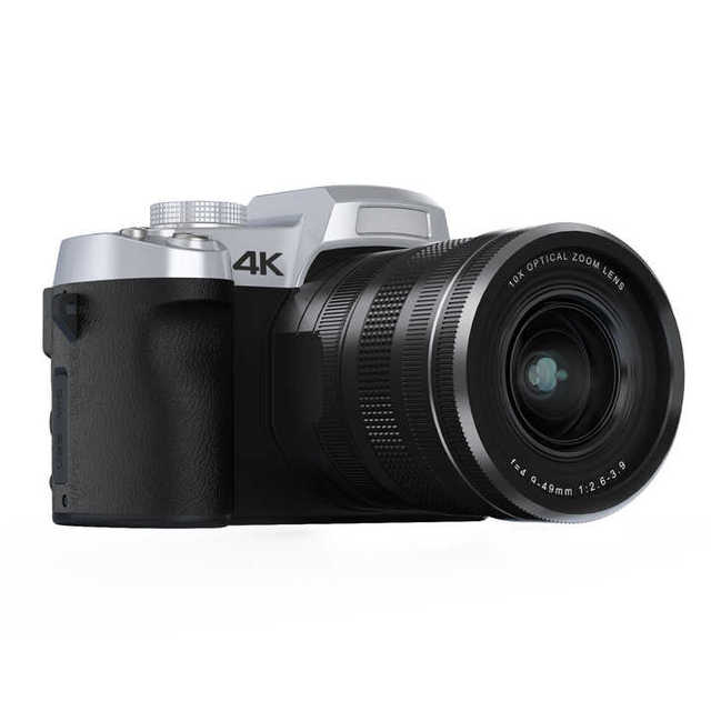 2026 4K WiFi Camcorder 10X Zoom Professional Digital Camera with 3.0" Inch Flip Touch Screen CMOS Sensor MicroSD Support