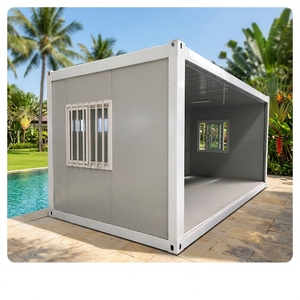 Maison conteneur préfabriquée à assemblage rapide 3m*3m*3m, structure en acier isolée, design moderne, bureau extérieur portable - Product Image 1