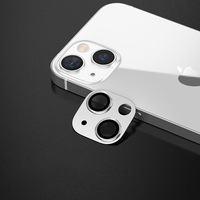 Protecteur d'objectif de caméra arrière en alliage d'aluminium/cuivre à couverture intégrale HKQTQ pour accessoire de téléphone portable 13/13 Mini CE/FCC