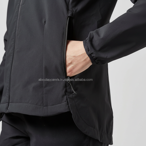 Chaqueta de concha suave Unisex de alta calidad 100% poliamida impermeable esquí senderismo rompevientos con cierre de cremallera abrigos a granel baratos - Product Image 1