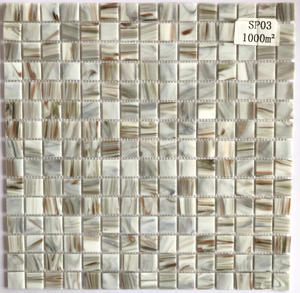 Colore bianco stampa a mano calda fusione di vetro mosaico cravatte per cucina bagno Hotel piscina progetto per parete arte mosaico di vetro - Product Image 4