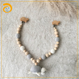 Cuna colgante música coche colgante muñeca carrito cadena chupete Clip nuevo bebé calmante Nibble mordida juguete mordedor chupete Clip - Product Image 2