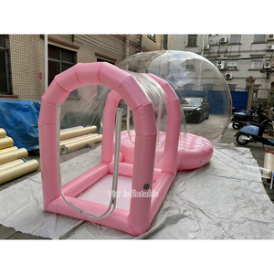 Dôme à bulles gonflable transparent avec tunnel, maison à bulles pour fête, <span class=keywords><strong>tente</strong></span> dôme à bulles, maison à bulles en <span class=keywords><strong>cristal</strong></span>, fosse à balles pour événement - Product Image 2