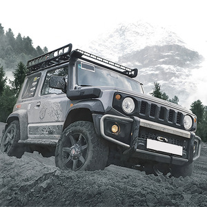 Kit de snorkel CN-GE pour Suzuki Jimny 2019-2026 3 portes 5 portes JB64 JB74 Noir mat en plastique - Product Image 2