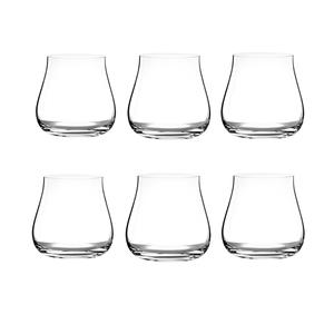 Juego de 6 Vasos de Agua LIMOSA LINE en Vidrio Transparente 340ML - Product Image 1