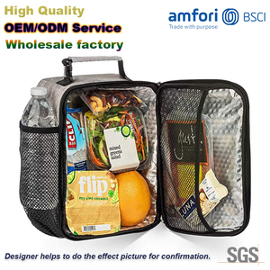 Sac isotherme portable personnalisé avec logo pour <span class=keywords><strong>repas</strong></span>, idéal pour l'école, les enfants, petit sac à déjeuner imperméable pour femmes - Product Image 1