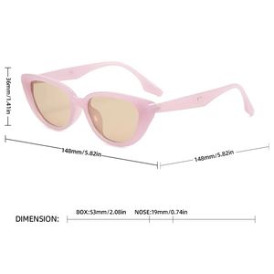 2024แว่นกันแดดพลาสติกน่ารักเรียบง่ายสไตล์เกาหลีสำหรับผู้ชายแว่นกันแดดทรงสี่เหลี่ยมย้อนยุค - Product Image 4