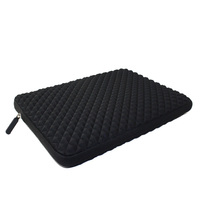 Sac d'ordinateur portable de voyage à rembourrage de diamant 13 13.3 pouces sac en néoprène pour ordinateur portable