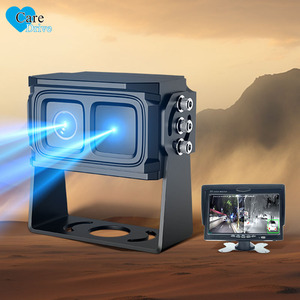 Caméra infrarouge thermique Alwaycare en alliage d'aluminium haute densité IP69K 1080P AHD avec détection visible 200-300m, grand angle 130°, 12V - Product Image 1