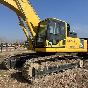 Excavadora de cadenas Komatsu PC400 usada, 40 toneladas, motor original de Japón, pocas horas de trabajo, para minería y canteras. - Product Image 2