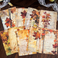 20 pièces/paquet Matériel Papier Errant Overture Série Rétro Manuel Décoration Matériaux 4 Sélections