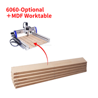 Routeur CNC LY 6060, équipement de perçage et de fraisage, série SYC, machine de gravure, table de travail MDF en option, 3 axes, 4 axes, 800W, 1500W