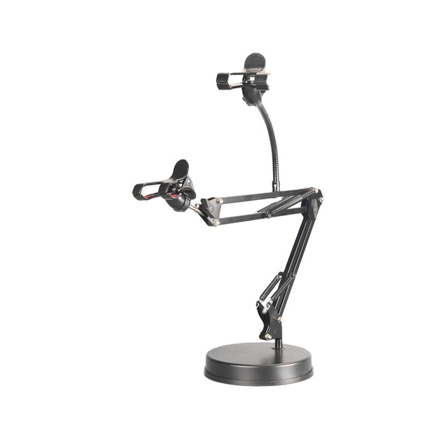 OEM Factory Steel Adjustable Mobile Phone Stand for Desk for LED Use