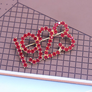 Grande Qualidade Metal Chapeamento De Ouro Diamante Vermelho Aniversário Fundado Anos Número 1923 Broche Pin Jóias Personalizadas - Product Image 2
