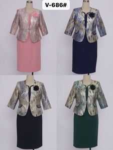 Ensembles pour femmes grandes tailles, robe d'église pour femmes, tenues pour la mère de la mariée de haute qualité - Product Image 2