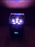 Projecteur LED RVB DMX512 sur batterie pour scène, IP33, 50 000 heures, pour piste de danse, mariage, club (vente en gros)