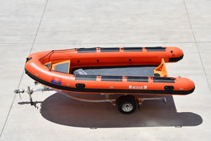 Huihao Venta caliente RIB 480 16ft Semi-rígido de aluminio RIB Boat Hypalon/PVC Barcos inflables - Product Image 3