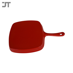 Sartén <span class=keywords><strong>de</strong></span> Hierro Fundido con Revestimiento <span class=keywords><strong>de</strong></span> Esmalte, Forma Cuadrada, con Mango Largo, en Oferta - Product Image 2