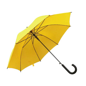 <span class=keywords><strong>Parapluie</strong></span> droit à ouverture automatique pour hommes et femmes, 23 pouces, promotionnel, coupe-vent, en tissu pongé, avec poignée en plastique - Product Image 1