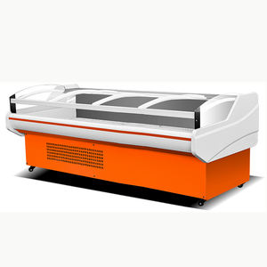 Vente chaude Supermarché Présentoir De Viande Fraîche Réfrigérateur Boucherie Fruits De Mer Poisson <span class=keywords><strong>Comptoir</strong></span> Refroidisseur Armoire - Product Image 2