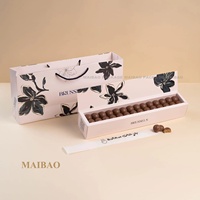 Boîte de chocolat vide en carton fait à la main, emballage cadeau de Bar de dubaï pour bonbons avec Inserts de séparation