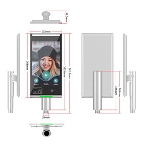Tengda Reconocimiento facial Torniquete DE SEGURIDAD Nfc Panel de control de acceso de puerta para gimnasio Em Lock Panel Reconocimiento facial <span class=keywords><strong>TCP</strong></span>/IP WIFI - Product Image 5
