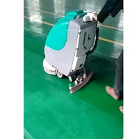 Borstel Disc Semi-Automatische Veegmachine Verf Vloer Schrobben En Vuil Absorptie Machine