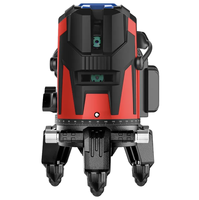 Prodotti di vendita caldi per interni ed esterni rotazione automatica di 360 gradi per il livellamento verticale orizzontale 5 linee livello Laser