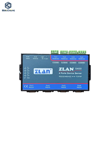 ระบบอัตโนมัติทางอุตสาหกรรม ZLAN5400-232 เซิร์ฟเวอร์อนุกรม RS-232 อลูมิเนียม AC สี่พอร์ต - Product Image 1