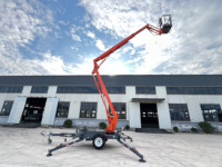 Chine 16m Spider Manlifter Télescopique Remorquable Autopropulsé Articulé Araignée Boom Lift Plate-Forme De Travail Aérienne