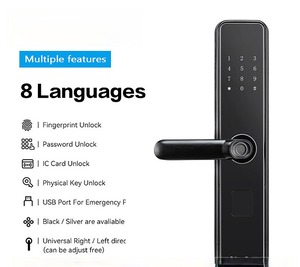 ล็อค<span class=keywords><strong>ป</strong></span>ระตูอัจฉริยะ<span class=keywords><strong>ป</strong></span>้องกันการโจรกรรมแบบขายส่ง ระบบออฟไลน์ ขายดี เชื่อมต่อ WiFi รองรับลายนิ้วมือ รหัสผ่าน ล็อค<span class=keywords><strong>ป</strong></span>ระตูอัจฉริยะแบบคลาวด์ - Product Image 3