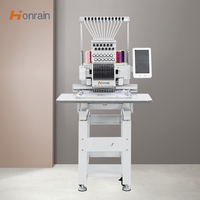 Machine à broder informatisée à tête unique, t-shirt, chapeau, chaussures, logo, chaussettes, coupe-fil automatique 3D et changement de couleur
