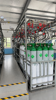 Bouteille d'argon industrielle ISO 9809 40L 50L, gaz d'argon pur, bouteille en acier