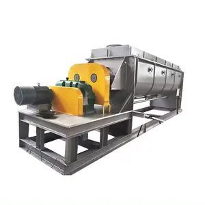 Customize stainless steel sludge drying machine KJG hollow paddle dryer for channel reservoirs deposit silt