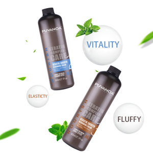 PUVANOA Keratin Collagen Soft and Smooth Make <strong>Hair</strong> Style <strong>Straight</strong> <strong>Hair</strong> Rebonding Perm Lotion <strong>Cream</strong> 800ml NO.2 and NO.3 - Product Image 2
